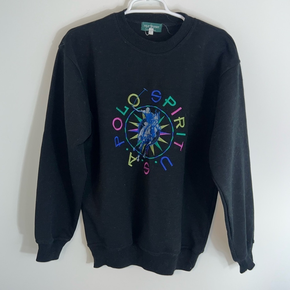VINTAGE POLO SPIRIT LARGE CREWNECK